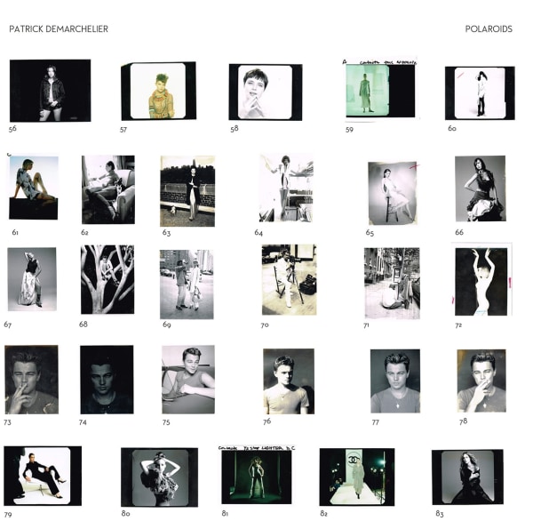 Patrick Demarchelier Set of 28 Polaroids