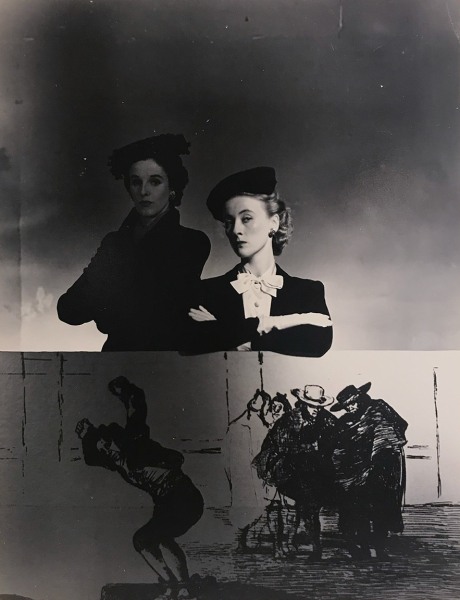 Horst, Goya Fashion: Mrs. Stanley Mortimer, Jr. and Mrs. Desmond Fitzgerald in Balenciaga hats, 1940