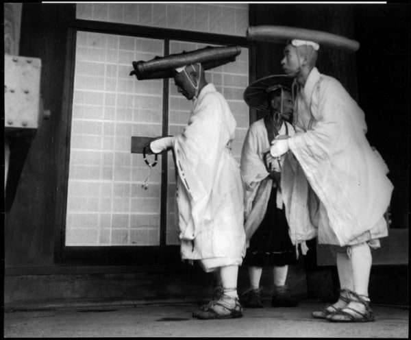 Werner Bischof, Buddist Pilgrims on the Mount Hiei, Japan 1951