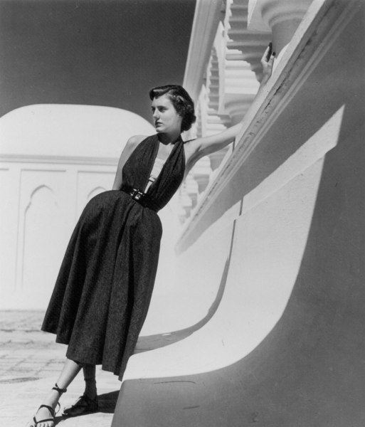 Louise Dahl-Wolfe&nbsp;, Palm Beach, Brigance Halter Dress, 1954&nbsp;