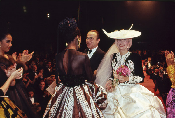 Harry Benson, Christian Lacroix with Models, New York, 1987