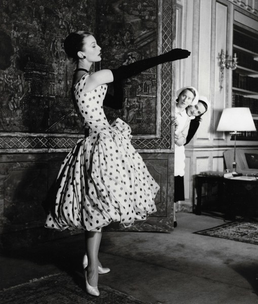Louise Dahl- Wolf, Mary Jane Russell in Dior Dress, Paris 1950