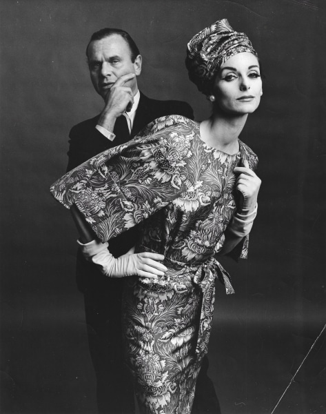Tom Palumbo, Designer Bill Blass with Anne St. Marie, circa 1960