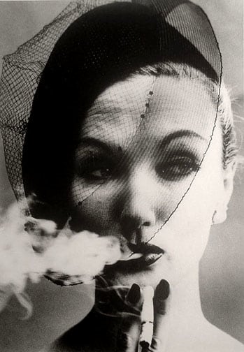 William Klein, Smoke and Veil, Paris, Vogue, 1958