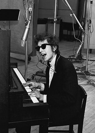 Daniel Kramer, Bob Dylan at &quot;Bringing it All Back Home&quot; Recording Session 1965