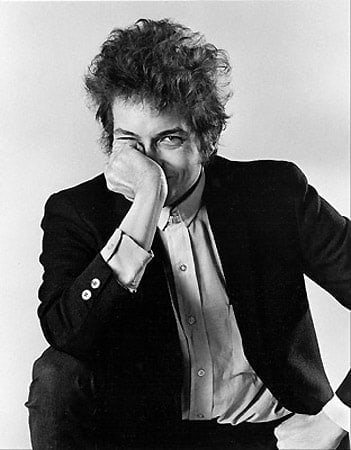 Bob Dylan with Hand to Face, New York 1965