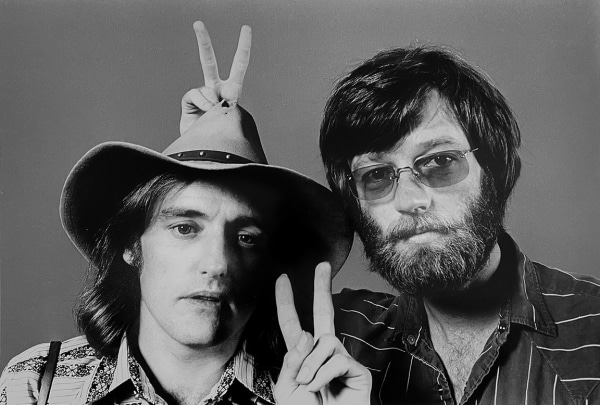 Harry Benson, Easy Rider #1: Dennis Hopper and Peter Fonda, 1969