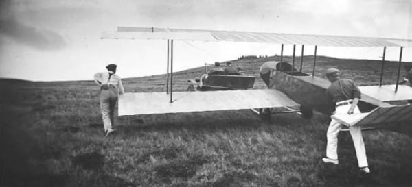 Jacques-Henri Lartigue, First Glider Meeting, Combegrasse, 1922