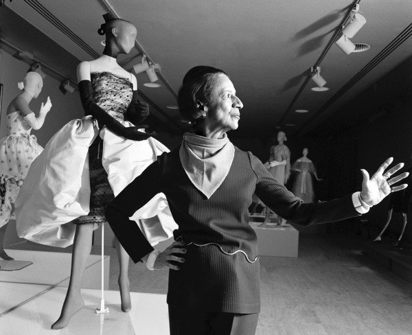 Harry Benson, Diana Vreeland and mannequin in Balenciaga at the Costume Institute at the Metropolitan Museum of Art, New York, 1973