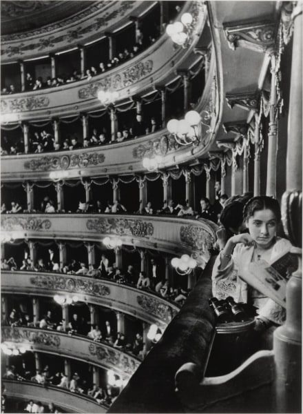 Alfred Eisenstaedt,  Premiere at La Scala, Milan, Italy