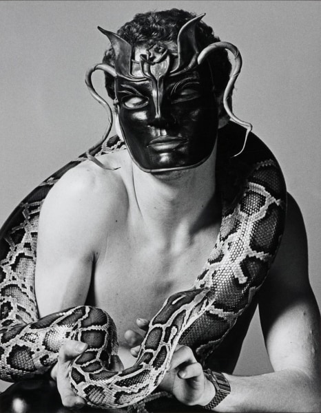 Robert Mapplethorpe, Man with Snake, 1981