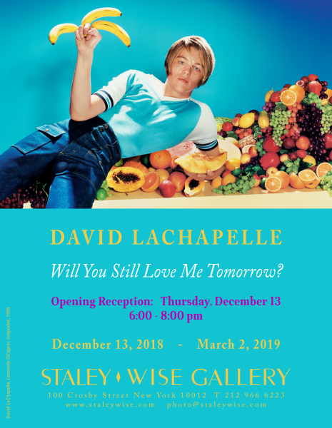 David LaChapelle, Exhibition Invitation