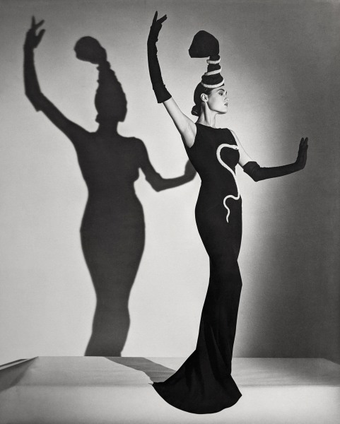 Horst P. Horst, Yasmin, Chanel Evening Dress, British VOGUE, London 1986