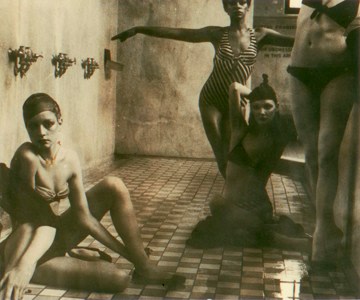 Deborah Turbeville, Bath House, New York, American VOGUE, 1975