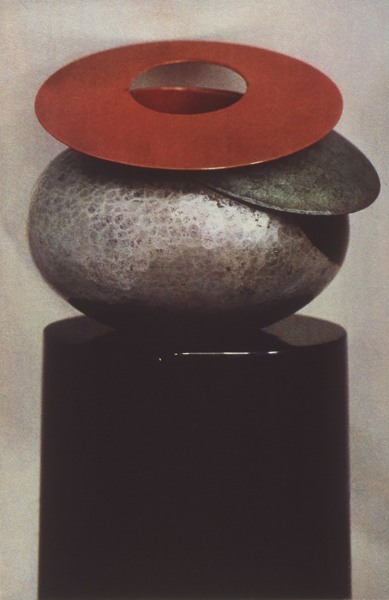 Sheila Metzner, Double Wing. Dunand Vase. 1985