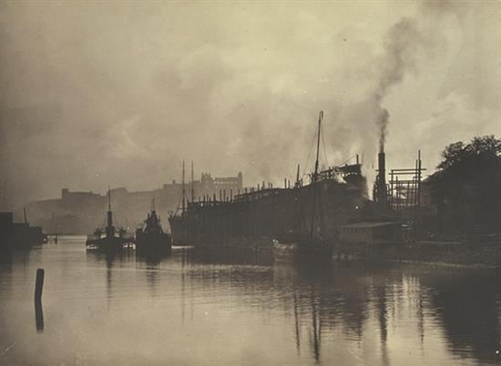 Frank Meadon Sutclifff, Harbor Scene, 1890