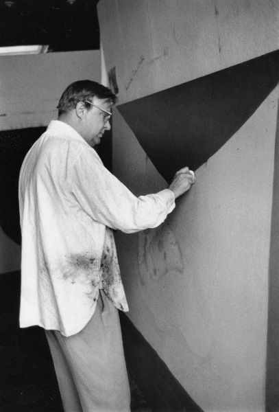 Alexander Liberman, Robert Motherwell in Studio