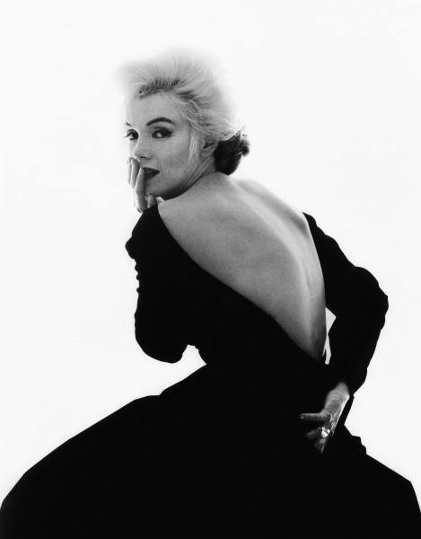 Bert Stern, Marilyn Monroe: From the Last Sitting, 1962 (Black dress, looking over shoulder)