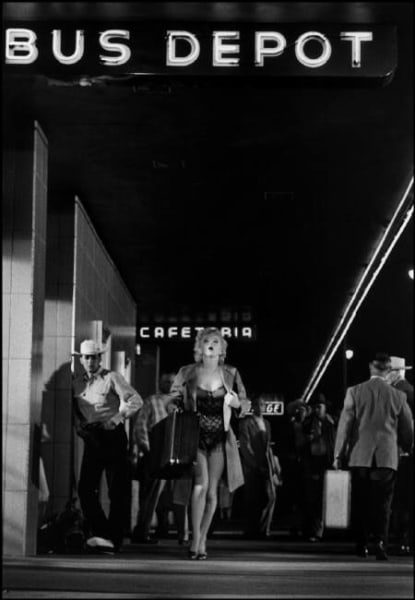 Dennis Stock, Marilyn Monroe While Filming &quot;Arret d' Autobus,&quot; 1956