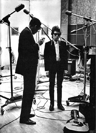 Daniel Kramer, Bob Dylan With Producer Tom Wilson, &quot;Bringing it All Back Home&quot; Recording Session, New York, 1965