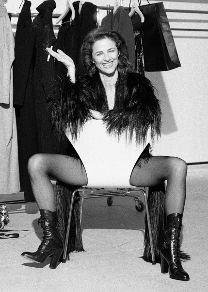 Pamela Hanson, Charlotte Rampling, German VOGUE, Paris, 1993