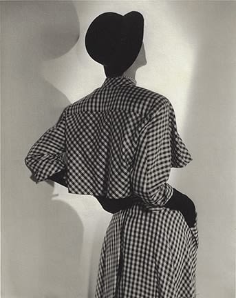 Horst P. Horst, Suzy Parker Modeling a Balenciaga Dress At The Paris Collection, VOGUE, 1952