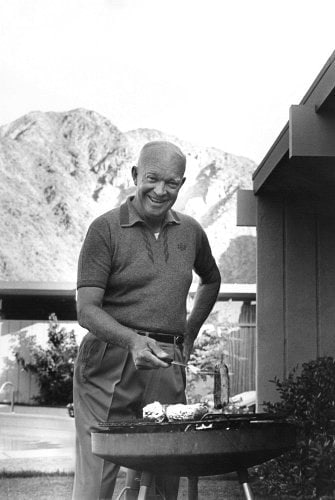 Sid Avery, Dwight D. Eisenhower Grilling, 1961