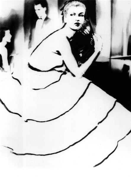 Lillian Bassman, Born to Dance: Margie Cato in a dress by Emily Wilkins, New York, 1950