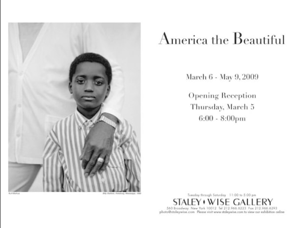 America the Beautiful, Exhibition Invitation