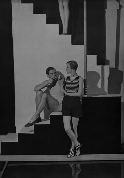 George Hoyningen-Huene, Bettina Jones in Beachwear by Schiaparelli, Paris, 1928