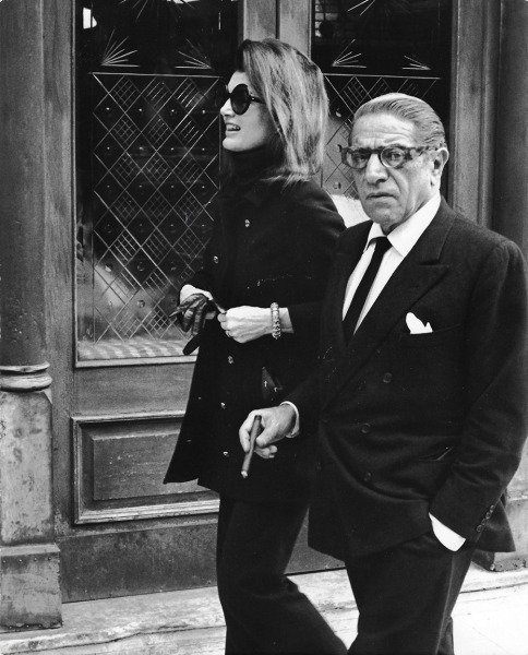 Ron Galella, Jackie Onassis and Aristotle Onassis, New York City, 1971