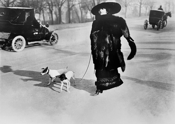 Jacques Henri Lartigue, Avenue du Bois de Boulogne, Paris, January 15, 1911