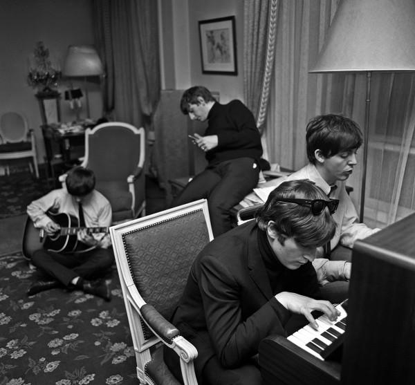 Harry Benson, The Beatles Composing I, George V Hotel, Paris, France 1964