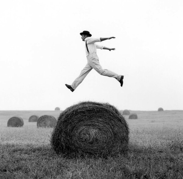 Rodney Smith&nbsp;, Don Jumping Over Hay Roll No. 1, Monkonton, Maryland, 1999