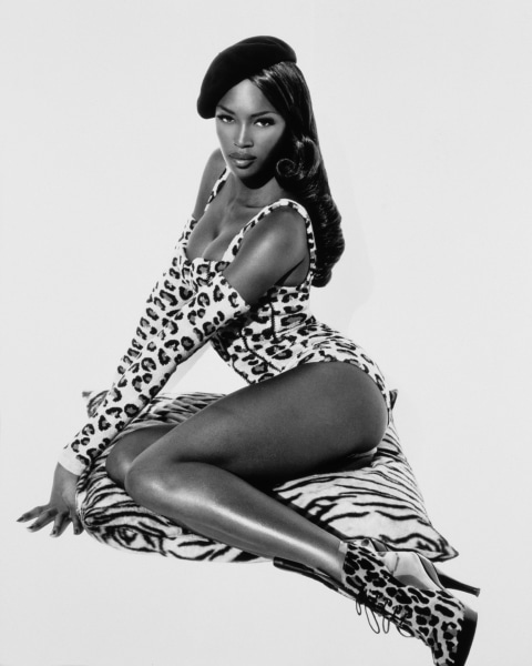 Herb Ritts, Naomi, Seated, Hollywood, 1991