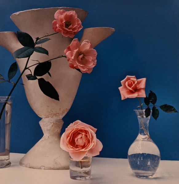 Horst P. Horst&nbsp;, Roses, Giacometti Vase, 1985