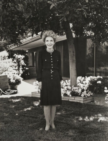 Herb Ritts, Nancy Reagan, Bel Air, 1989