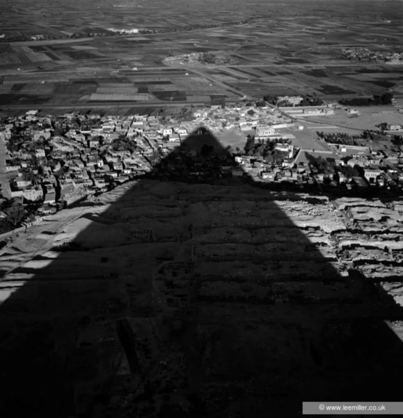 Lee Miller&nbsp;, From the Top of the Great Pyramid of Giza, Egypt, 1938