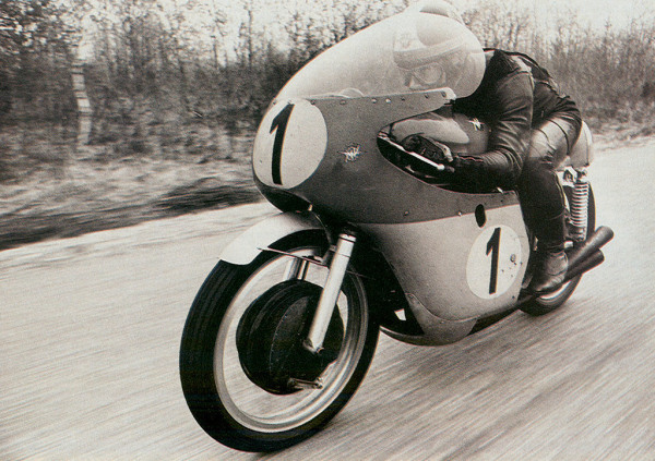 Jesse Alexander, Giacomo Agostini, MV Agusta 500, near Milan, 1967
