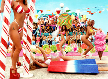 David LaChapelle, Bikini Girls in Candyland Competition, 1994