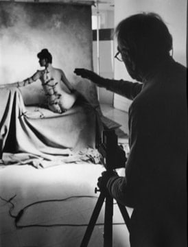 Horst P. Horst, Horst P. Horst (Photographing nude in studio) , 1982