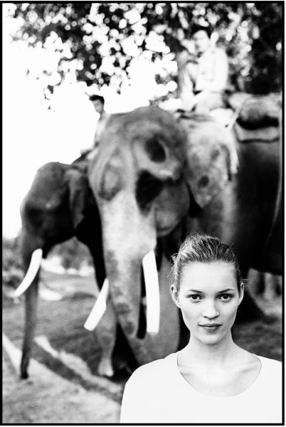 Arthur Elgort, Kate Moss, Nepal, British VOGUE, 1993