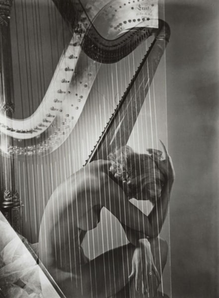 Horst P. Horst, Lisa with Harp, Paris, 1939&nbsp;