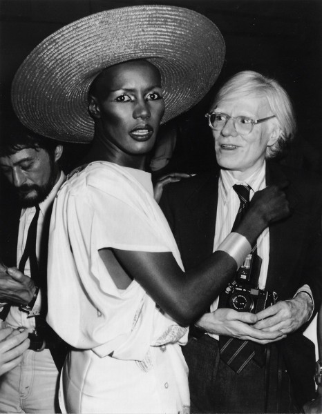 Ron Galella, Grace Jones and Andy Warhol, &quot;Grease&quot; Premiere Party, Studio 54,  New York, 1978