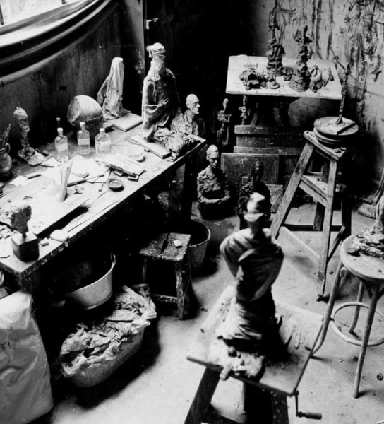 Herbert Matter, Giacomettis Studio