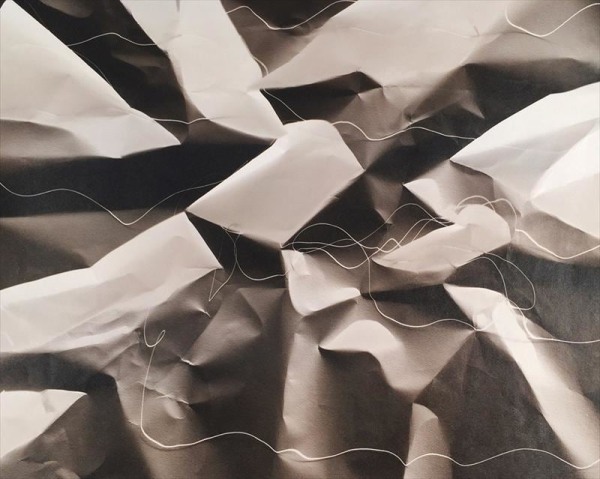 Crumpled paper by California Artist
