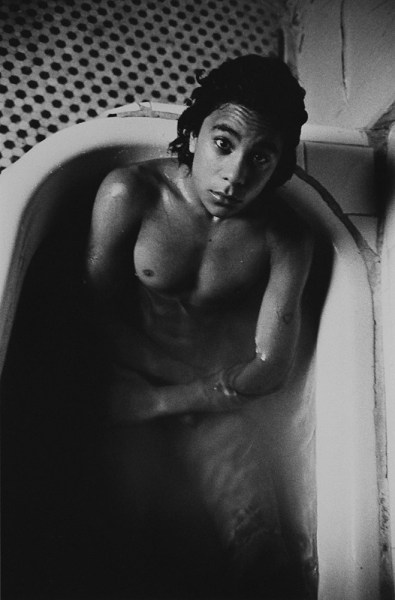 Boy in bath by Larry Clark