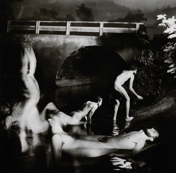 Men in river by Siegfried Halus