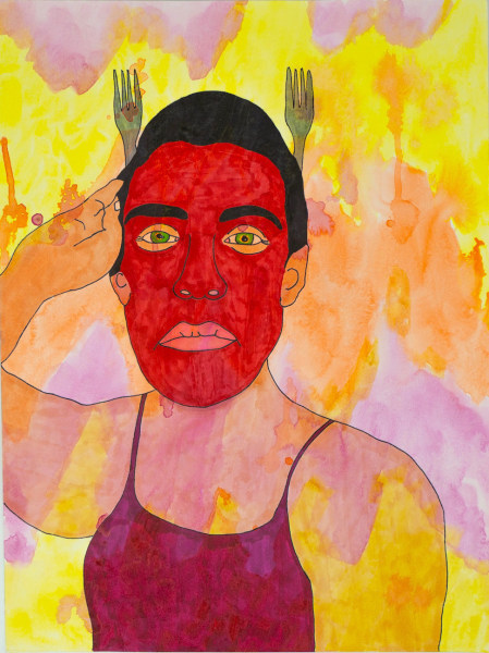 Karla Diaz Devil Face I, 2023