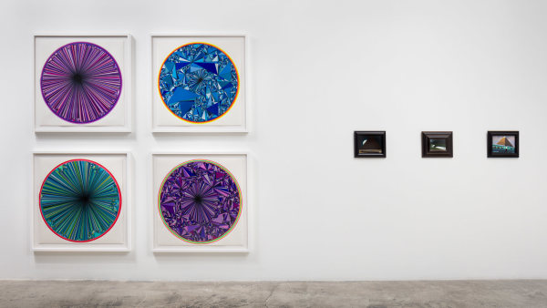 Installation view:  Dennis Koch (L), Jim Adams (R)